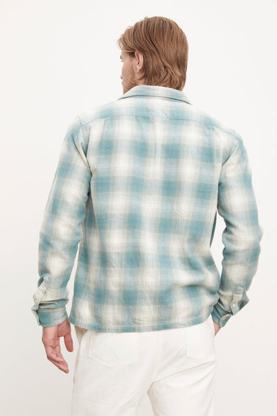 Velvet Andrew Flannel Plaid Button Up / Mint - nineNORTH | Men's & Women's Clothing Boutique