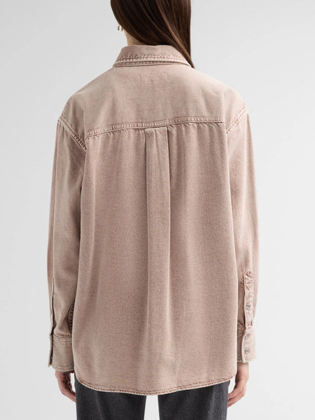 rag & bone Ultra Featherweight Connie Shirt - Rosestone