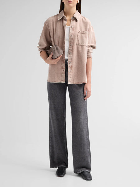 rag & bone Ultra Featherweight Connie Shirt - Rosestone