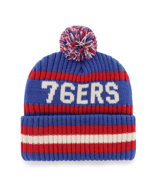 '47Brand Philadelphia 76ers Bering Cuff Knit Hat - Royal - nineNORTH