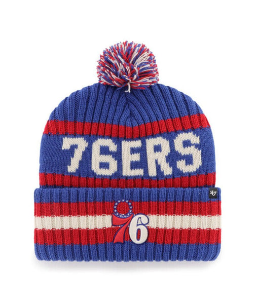 '47Brand Philadelphia 76ers Bering Cuff Knit Hat - Royal - nineNORTH