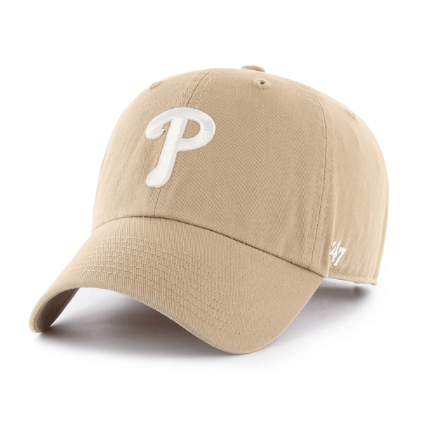 '47Brand Philadelphia Phillies Clean Up Hat - Khaki - nineNORTH | Men's & Women's Clothing Boutique