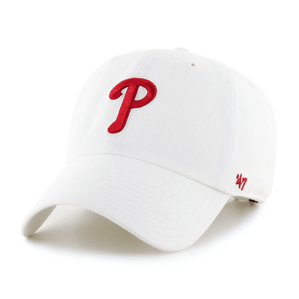 '47Brand Philadelphia Phillies Clean Up Hat - White - nineNORTH | Men's & Women's Clothing Boutique