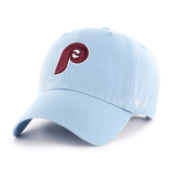 '47Brand Philadelphia Phillies Cooperstown Clean Up Hat - Columbia - nineNORTH | Men's & Women's Clothing Boutique