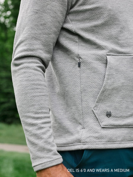 Greyson Troy Hoodie - Medium Grey Heather