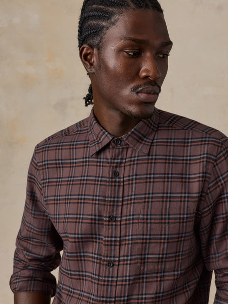 Faherty Timberline Brushed Twill Shirt - Smoky Hills Plaid
