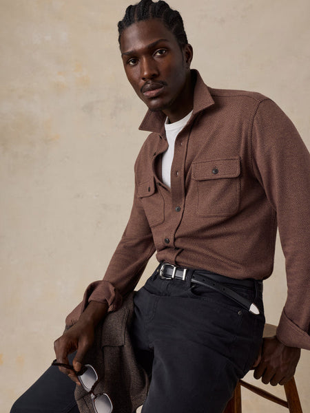 Faherty Legend Sweater Shirt - Redwood Coast Twill
