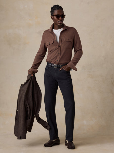 Faherty Legend Sweater Shirt - Redwood Coast Twill