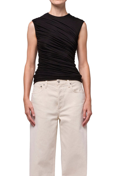 AGOLDE Ester Twist Tank / Black - nineNORTH | Men's & Women's Clothing Boutique