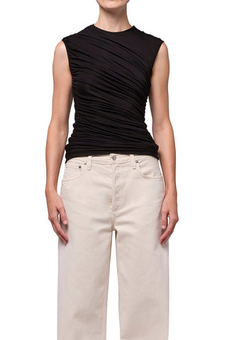 AGOLDE Ester Twist Tank / Black - nineNORTH | Men's & Women's Clothing Boutique