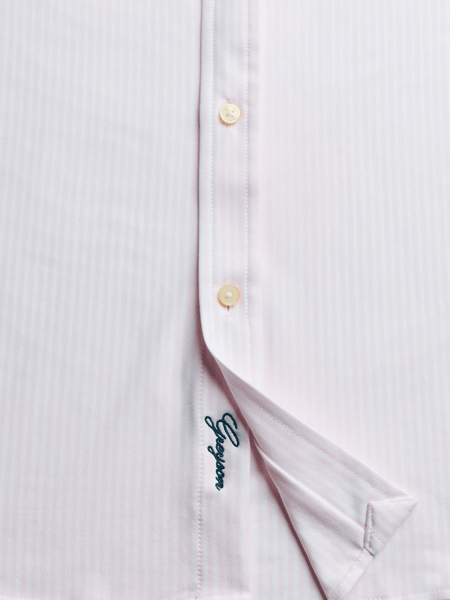 Birmingham Bengal Striped Knit Shirt - Sunrise & Arctic - nineNORTH | Men's & Women's Clothing Boutique