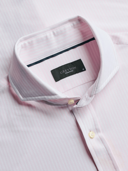 Birmingham Bengal Striped Knit Shirt - Sunrise & Arctic - nineNORTH | Men's & Women's Clothing Boutique