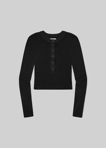Citizens of Humanity Varra Henley - Black - nineNORTH