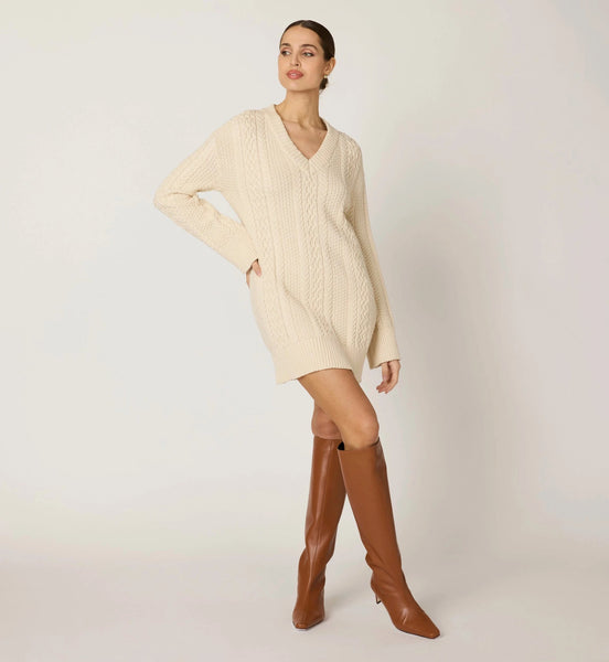 Cleobella Amira Mini Sweater Dress / Ivory - nineNORTH | Men's & Women's Clothing Boutique