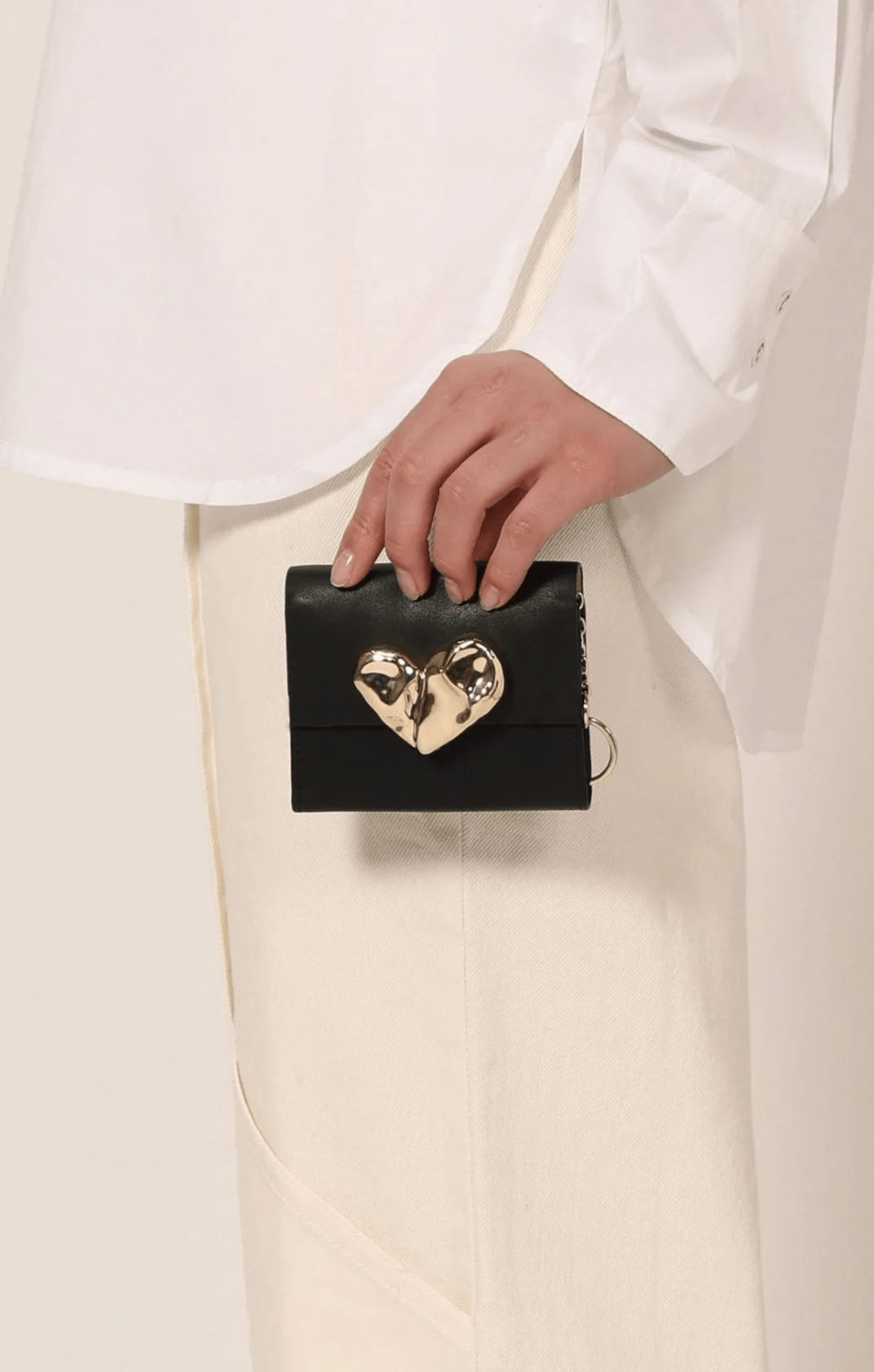 Cleobella Coracao Leather Coin Purse / Black & Gold - nineNORTH | Men's & Women's Clothing Boutique