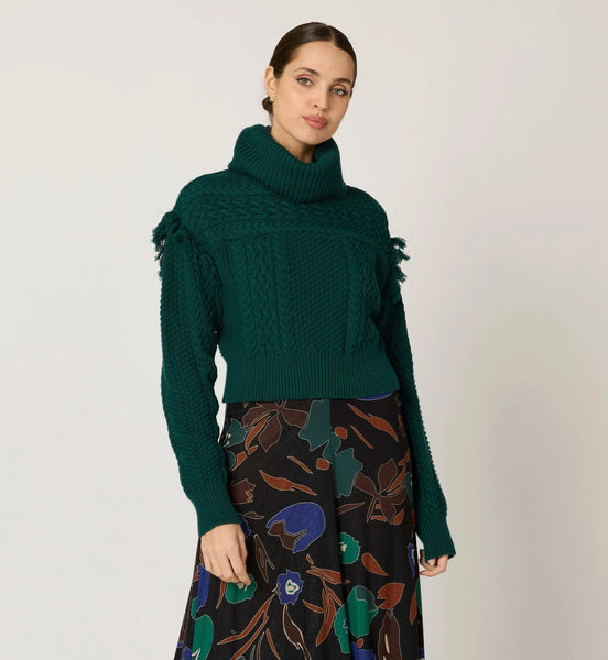 Cleobella Haven Sweater / Forest Green - nineNORTH | Men's & Women's Clothing Boutique