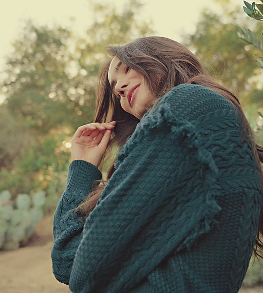 Cleobella Haven Sweater / Forest Green - nineNORTH | Men's & Women's Clothing Boutique