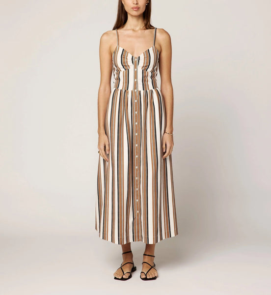 Cleobella Holly Midi Dress / Giatta Stripe - nineNORTH | Men's & Women's Clothing Boutique
