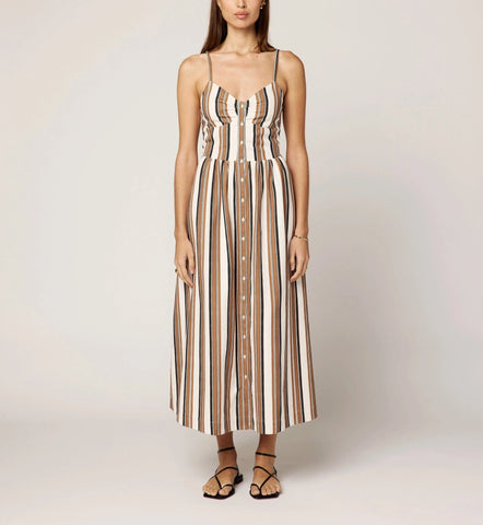 Cleobella Holly Midi Dress / Giatta Stripe - nineNORTH | Men's & Women's Clothing Boutique