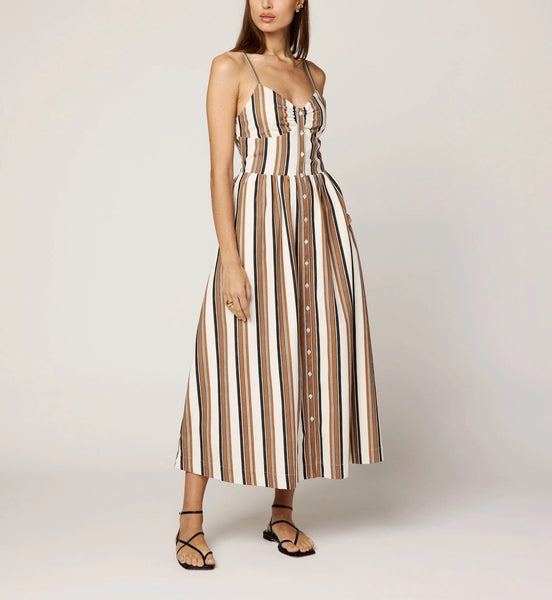 Cleobella Holly Midi Dress / Giatta Stripe - nineNORTH | Men's & Women's Clothing Boutique