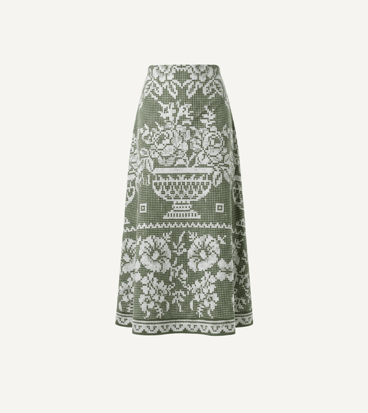 Cleobella Jasmine Ankle Skirt - Verdant Flight - nineNORTH | Men's & Women's Clothing Boutique