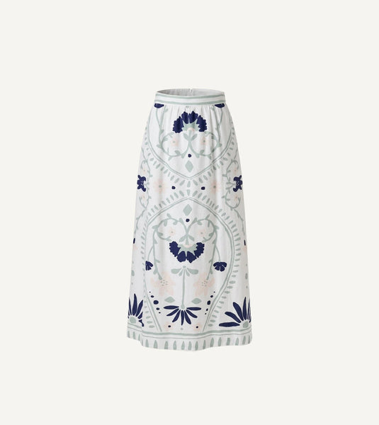 Cleobella Juliet Ankle Skirt - Liliana Blue Surf - nineNORTH | Men's & Women's Clothing Boutique