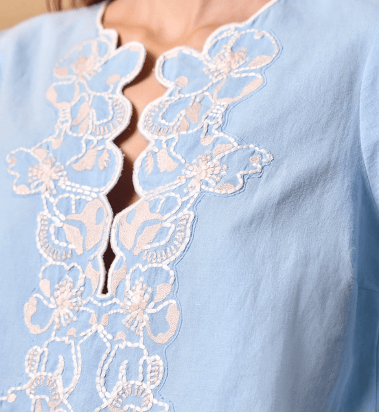 Cleobella Manon Blouse - Glacier Lake - nineNORTH | Men's & Women's Clothing Boutique