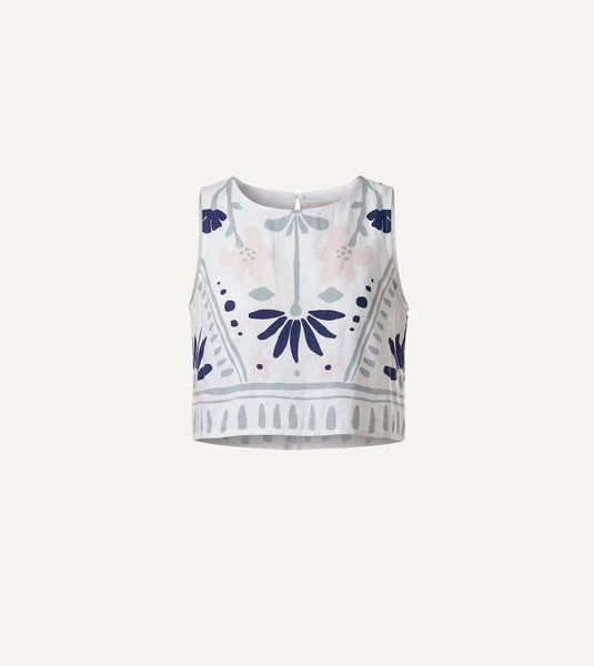 Cleobella Venetia Top - Liliana Blue Surf - nineNORTH | Men's & Women's Clothing Boutique