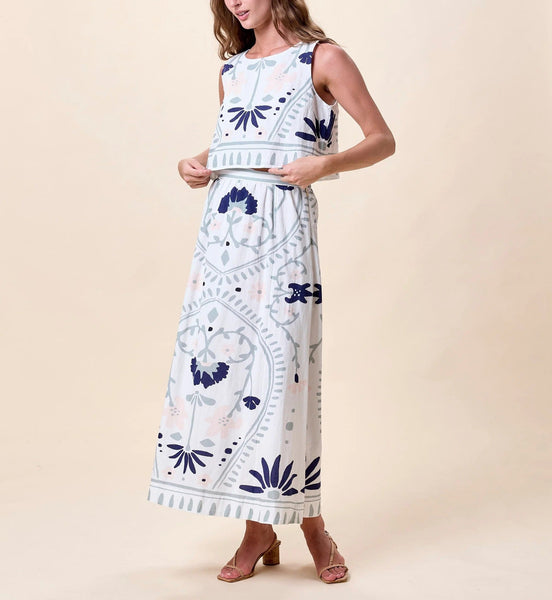 Cleobella Venetia Top - Liliana Blue Surf - nineNORTH | Men's & Women's Clothing Boutique
