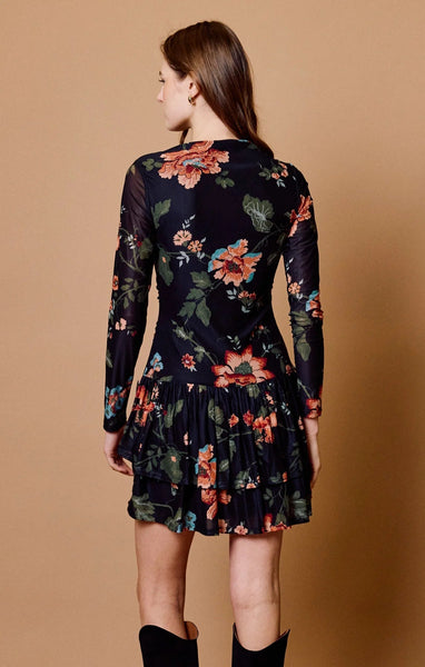 Cleobella Winifred Mini Dress - Chant Des Fleur Print - nineNORTH