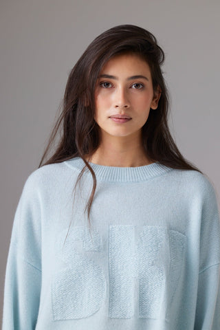 COLORUSH Cashmere Chunky Ski Crew Sweater / Morning Dew - nineNORTH | Men's & Women's Clothing Boutique