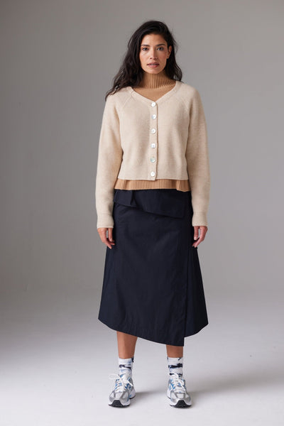 COLORUSH Semara Raglan Cardigan / Malt Rice - nineNORTH | Men's & Women's Clothing Boutique