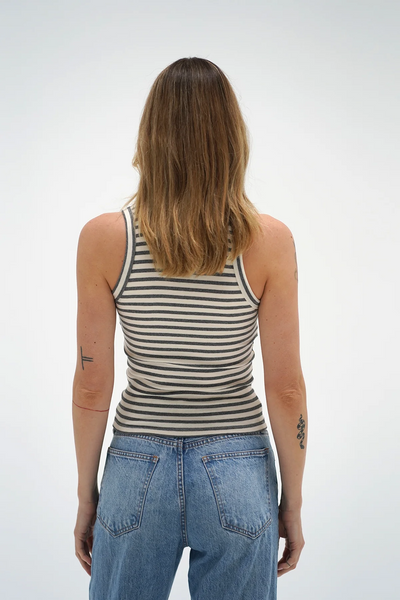 LNA Deniz Tank - Greyscale Stripe