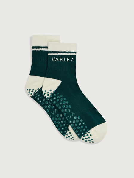 Varley Grayson Half Crew Grip Sock - Ponderosa Pine