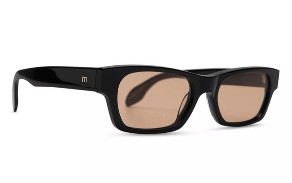 Elisa Johnson ALIX in Gloss Black Amber Lens - nineNORTH | Men's & Women's Clothing Boutique