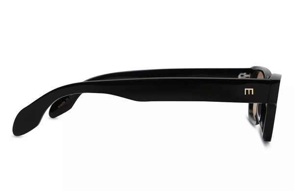 Elisa Johnson ALIX in Gloss Black Amber Lens - nineNORTH | Men's & Women's Clothing Boutique