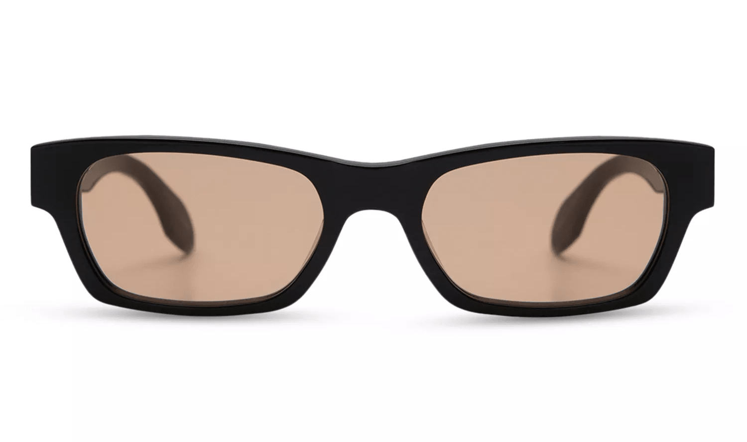 Elisa Johnson Lexi Women\'s Gloss Black Sunglasses with Light Brown Lenses Gloss Black main image 3