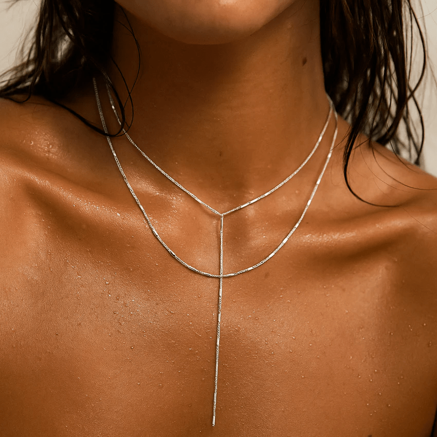 Ellie Vail / Camilla Dainty Lariat Chain Necklace - nineNORTH | Men's & Women's Clothing Boutique