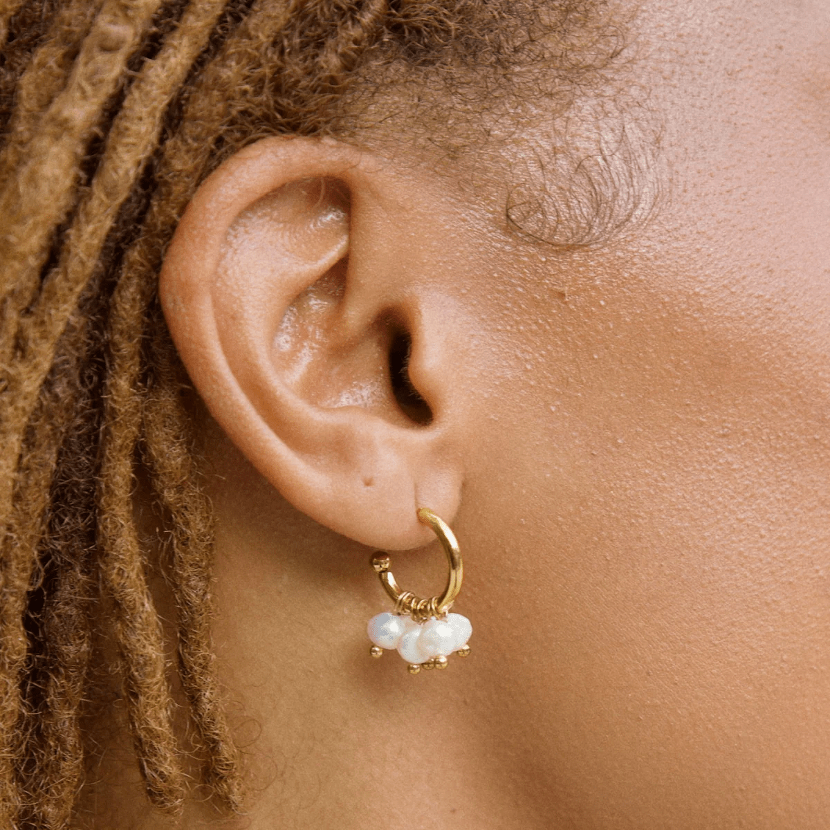 Ellie Vail / Chara Mini Hoop Pearl Earring - nineNORTH | Men's & Women's Clothing Boutique