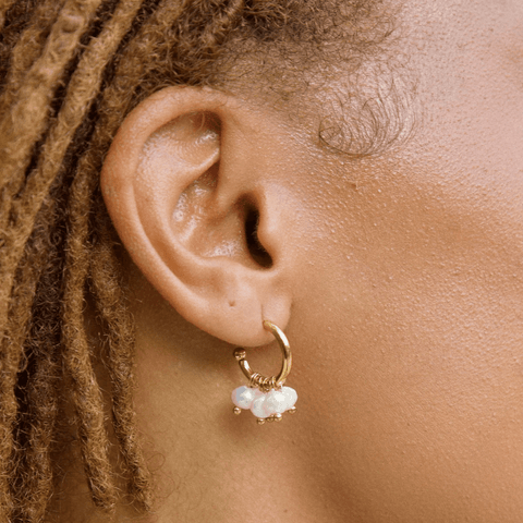 Ellie Vail / Chara Mini Hoop Pearl Earring - nineNORTH | Men's & Women's Clothing Boutique