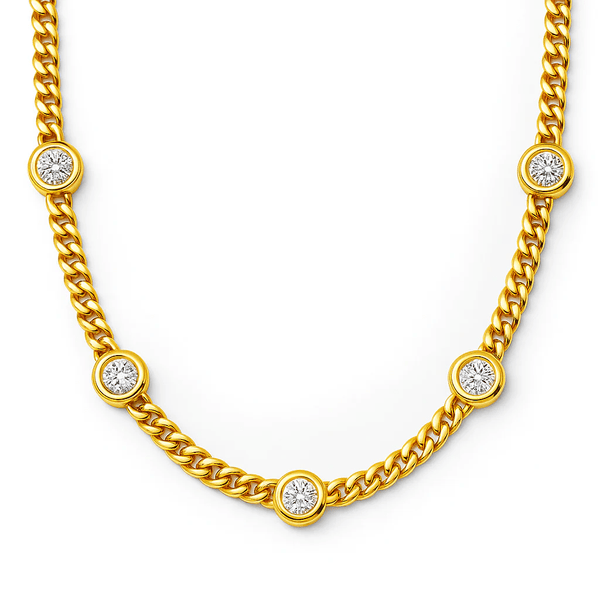 Ellie Vail Ellery Bezel Chain Necklace - nineNORTH | Men's & Women's Clothing Boutique