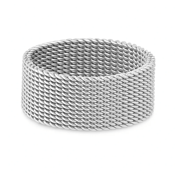 Ellie Vail Etta Mesh Ring - Silver - nineNORTH | Men's & Women's Clothing Boutique