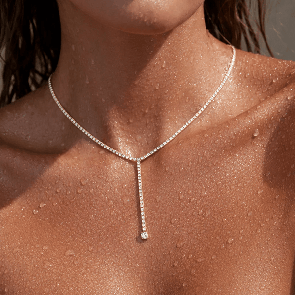 Ellie Vail Jahzara Tennis Lariat Necklace - nineNORTH | Men's & Women's Clothing Boutique