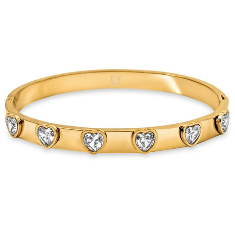Ellie Vail / Leslie Heart Bangle Bracelet - nineNORTH | Men's & Women's Clothing Boutique