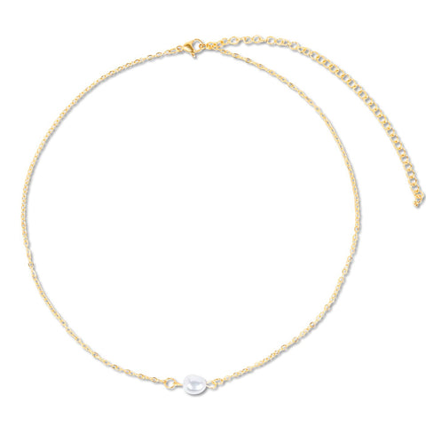 Ellie Vail / Shayla Dainty Pearl Choker Necklace - nineNORTH | Men's & Women's Clothing Boutique