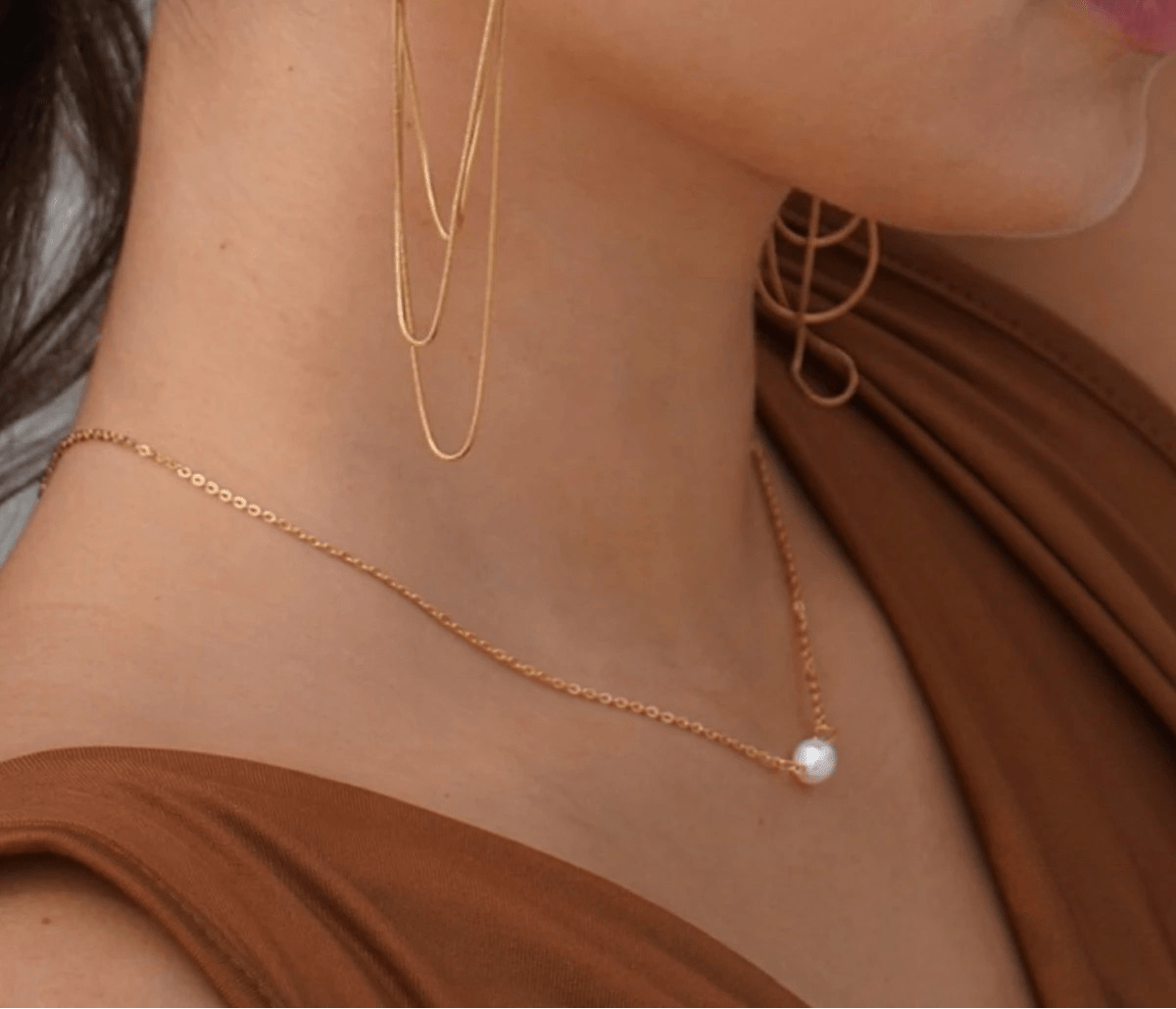 Ellie Vail / Shayla Dainty Pearl Choker Necklace - nineNORTH | Men's & Women's Clothing Boutique