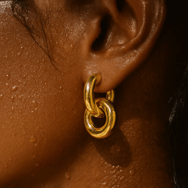 Ellie Vail Solana Interlocking Hoop Earring - nineNORTH | Men's & Women's Clothing Boutique