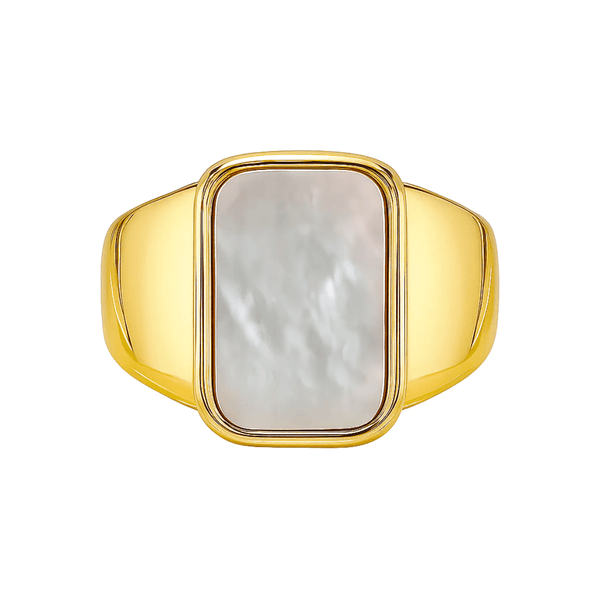 Ellie Vail Twila Mother Of Pearl Ring - nineNORTH | Men's & Women's Clothing Boutique
