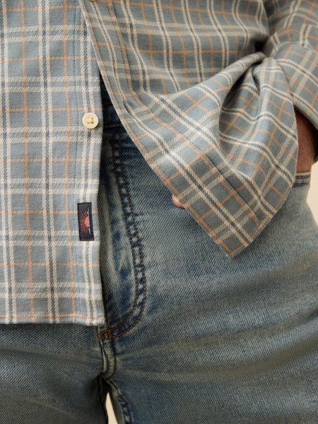 Faherty Coastline Knit Shirt / Autumn Storm Plaid - nineNORTH | Men's & Women's Clothing Boutique