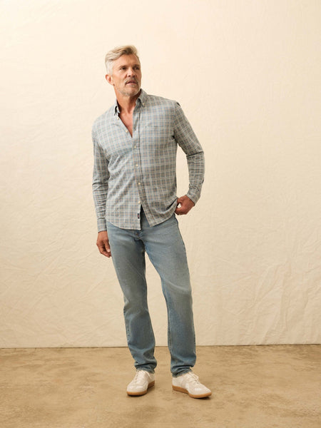 Faherty Coastline Knit Shirt / Autumn Storm Plaid - nineNORTH | Men's & Women's Clothing Boutique